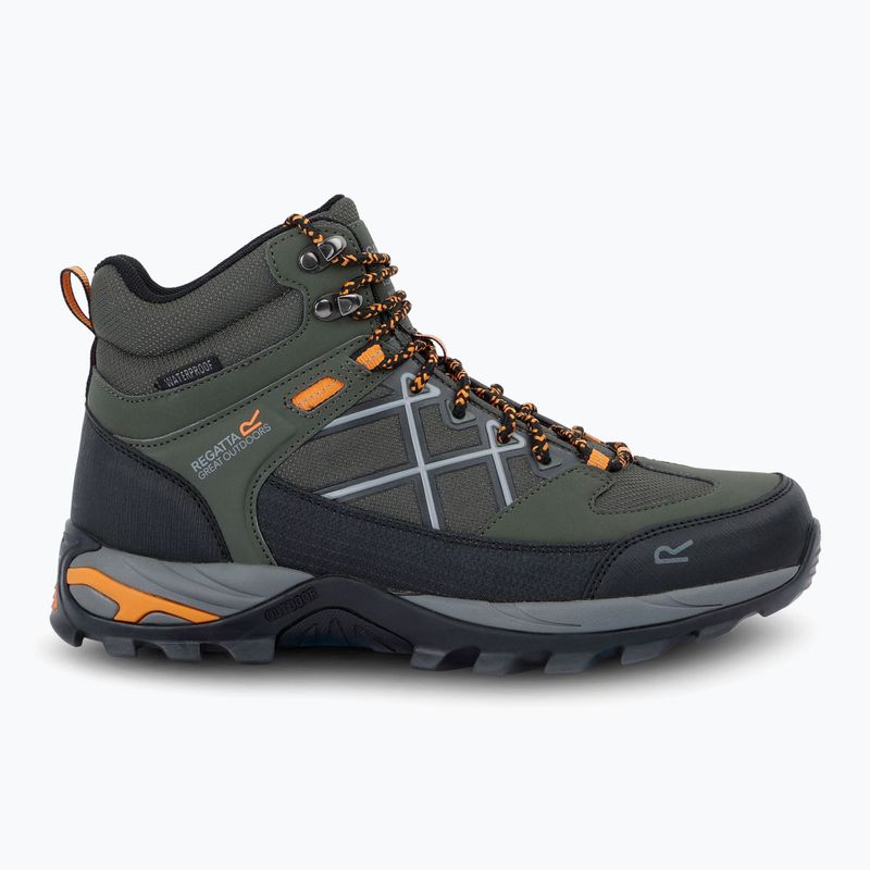 Férfi túracipők REGATTA Samaris III dark khaki/fox 2