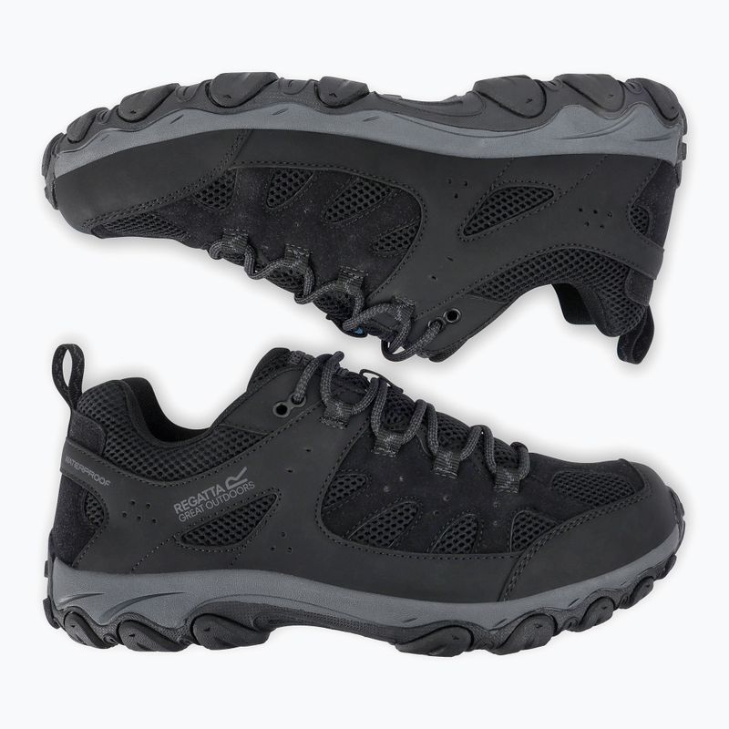 Férfi túrabakancs REGATTA Edgepoint IV Low black/granite 5