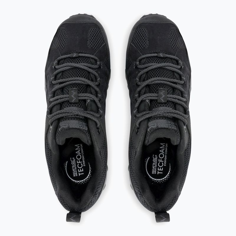 Férfi túrabakancs REGATTA Edgepoint IV Low black/granite 6