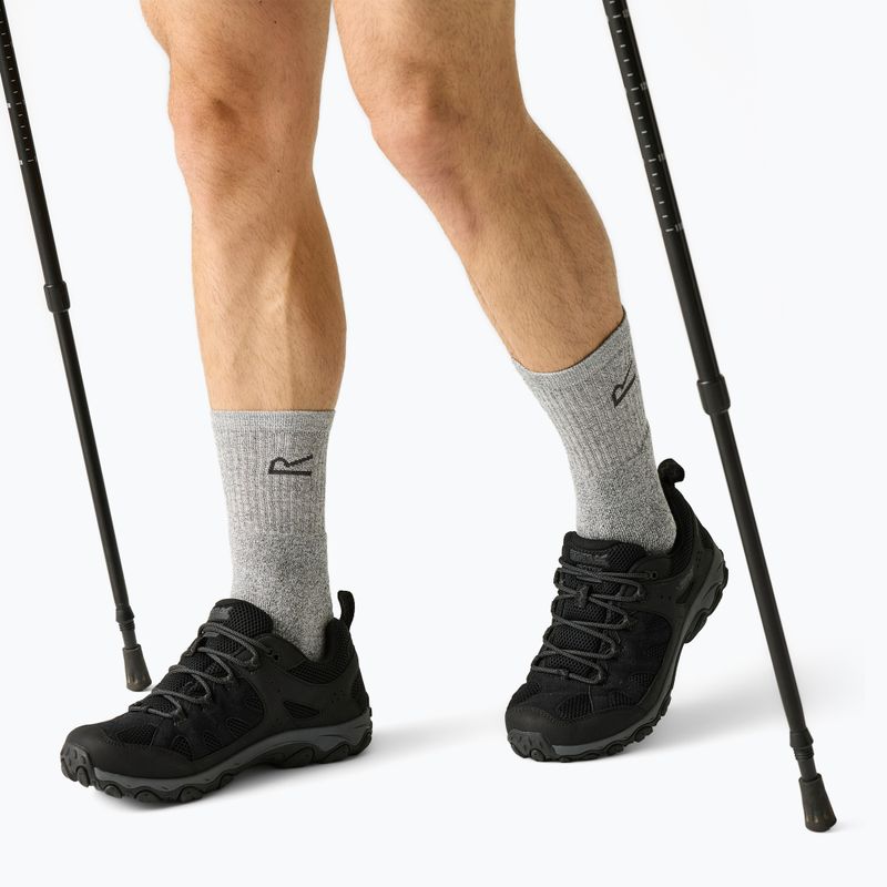 Férfi túrabakancs REGATTA Edgepoint IV Low black/granite 9