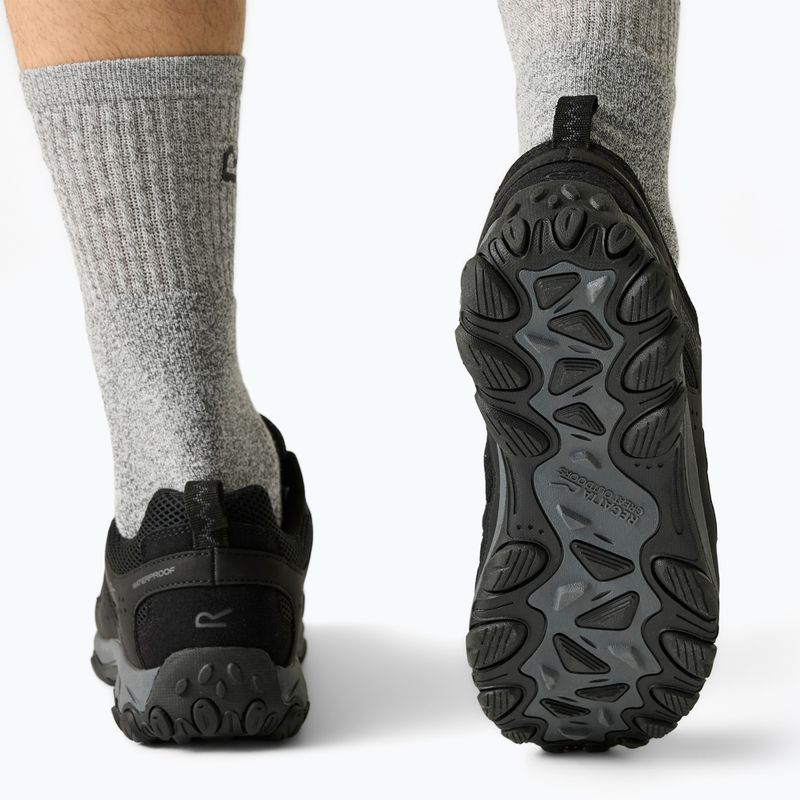 Férfi túrabakancs REGATTA Edgepoint IV Low black/granite 11