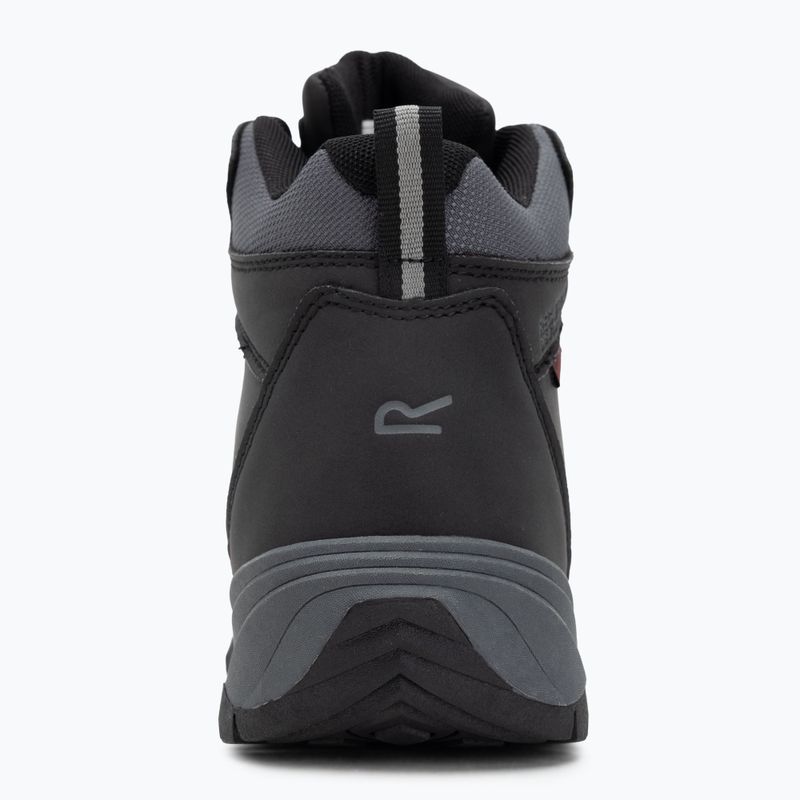 Férfi túrabakancs REGATTA Amble black/rio red 6