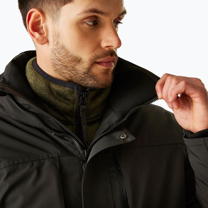 Férfi esőkabát REGATTA brown black 5