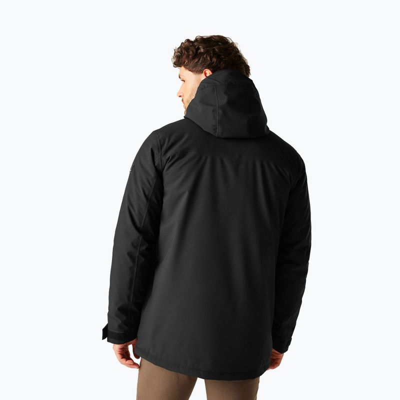 Férfi esődzseki Regatta Balaton black/pumpkin spice 3