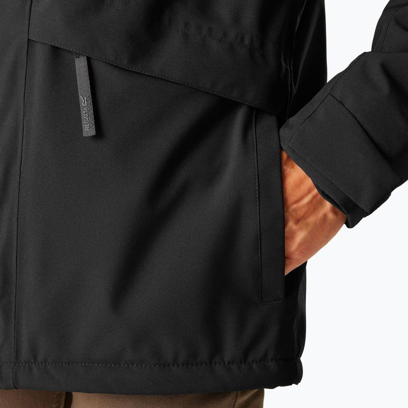 Férfi esődzseki Regatta Balaton black/pumpkin spice 7