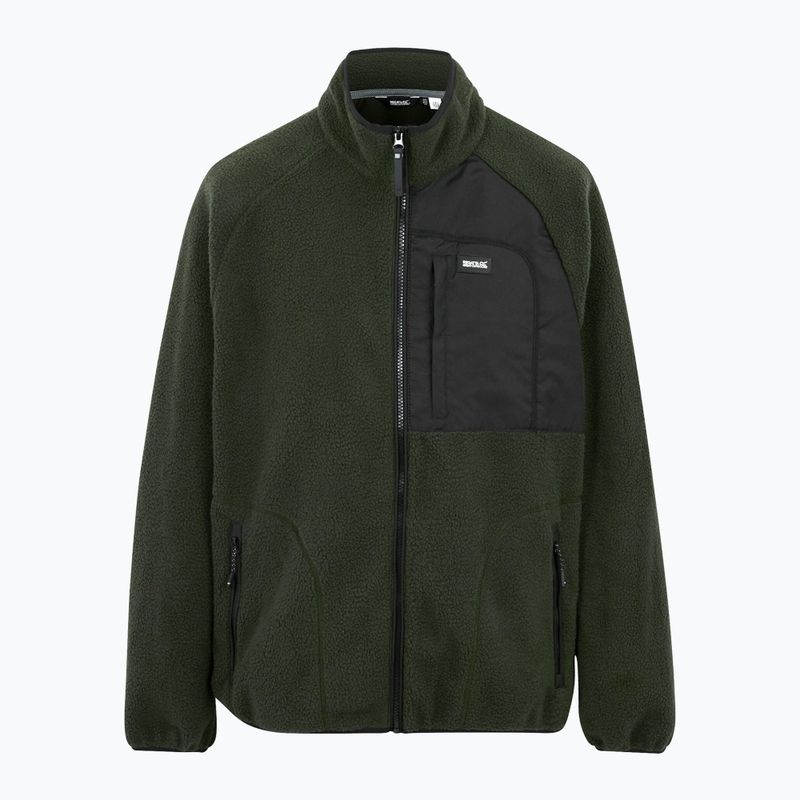 Férfi polár pulóver REGATTA Frankie Borg dark khaki 5