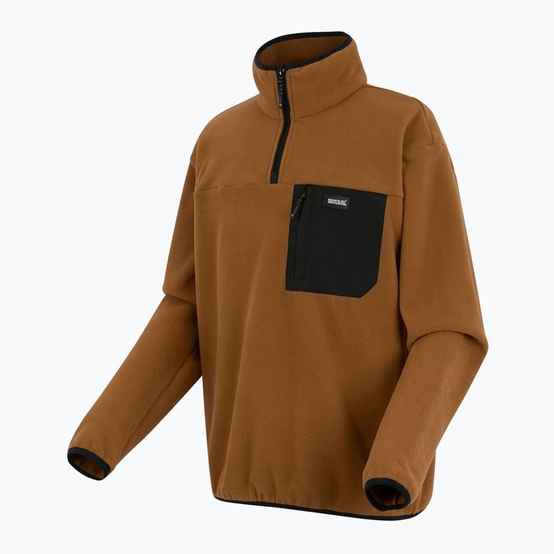 Férfi polár pulóver REGATTA Frankie Half Zip brown 7