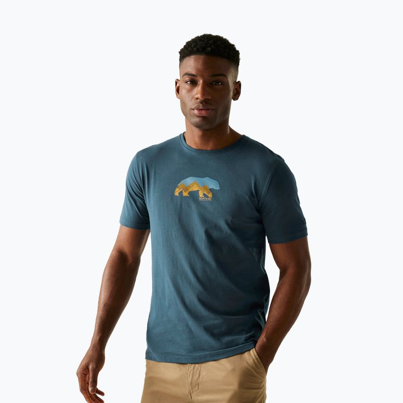 Férfi póló REGATTA ClineIX moonlight denim bear