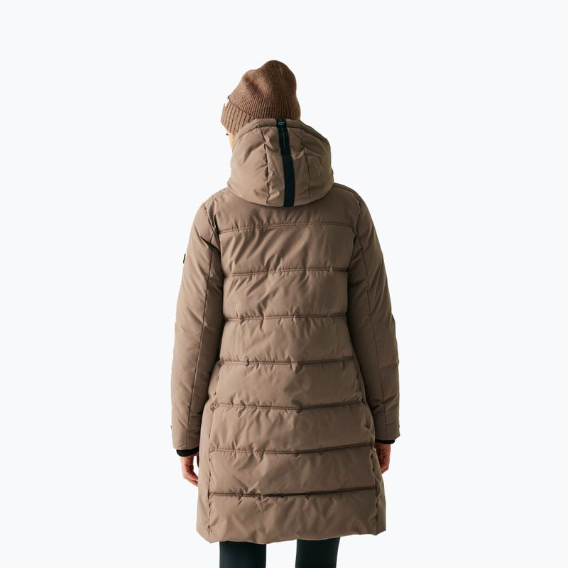 Női bélelt kabát REGATTA Eryn mocha/black 3