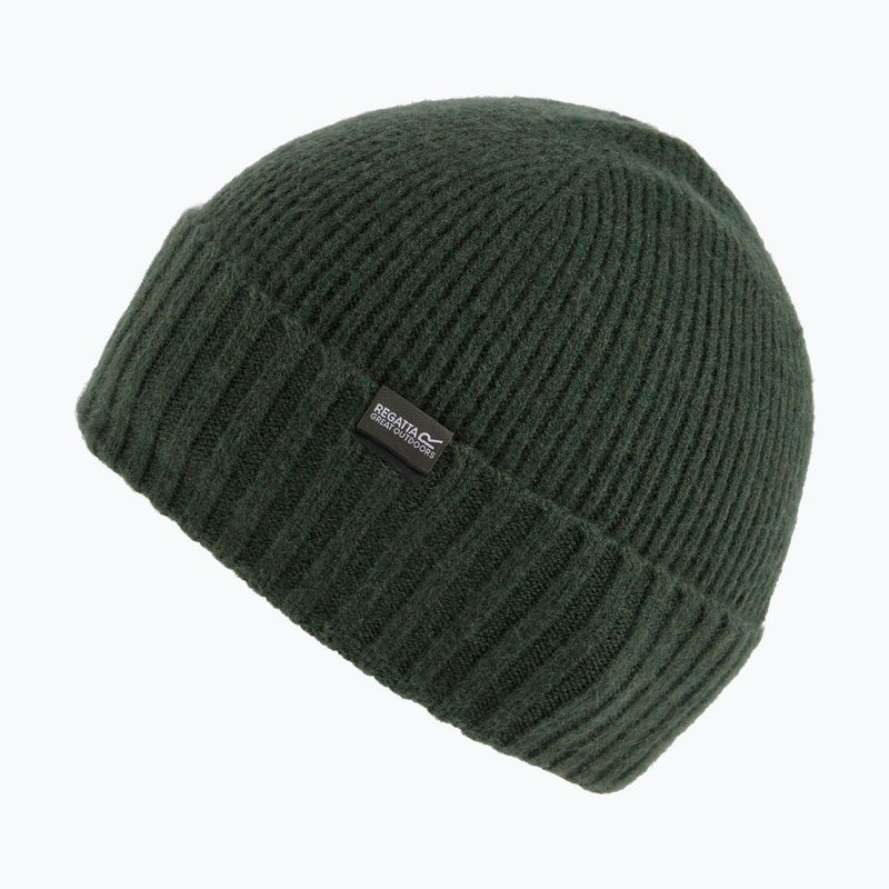 Női téli sapka REGATTA Ribbed Basic dark khaki 2