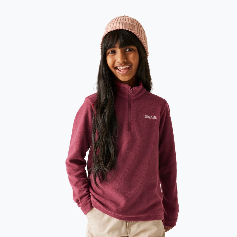 Gyerek polár pulóver REGATTA Hot Shot II dark pimento 4