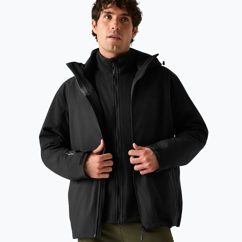 Férfi 3 az 1-ben kabát REGATTA Coriver 3in1 2026 black/black 4
