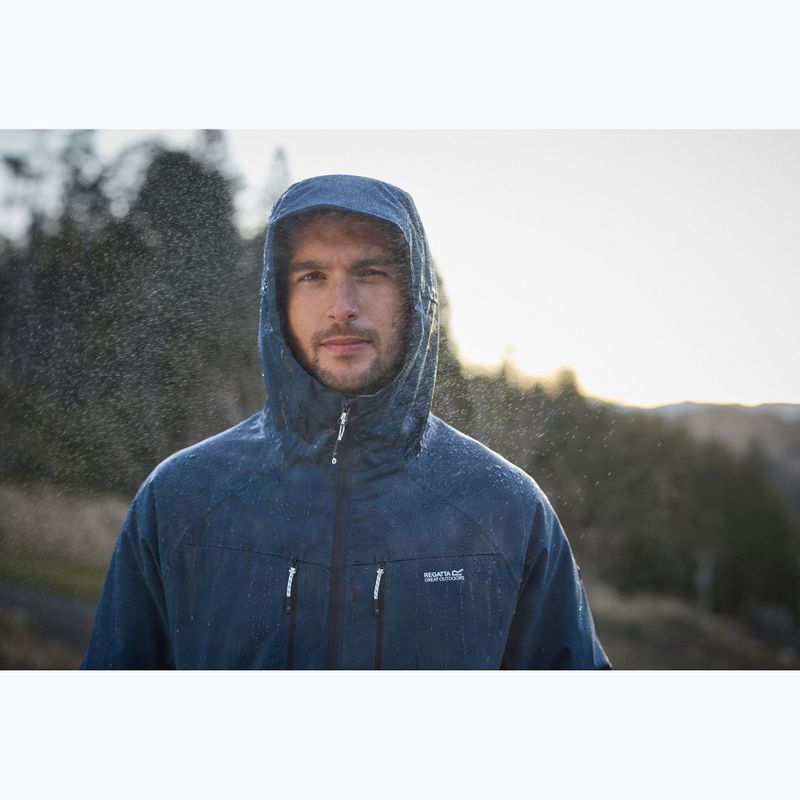 Férfi esőkabát REGATTA Highton Stretch Padded moonlight denim/navy 13