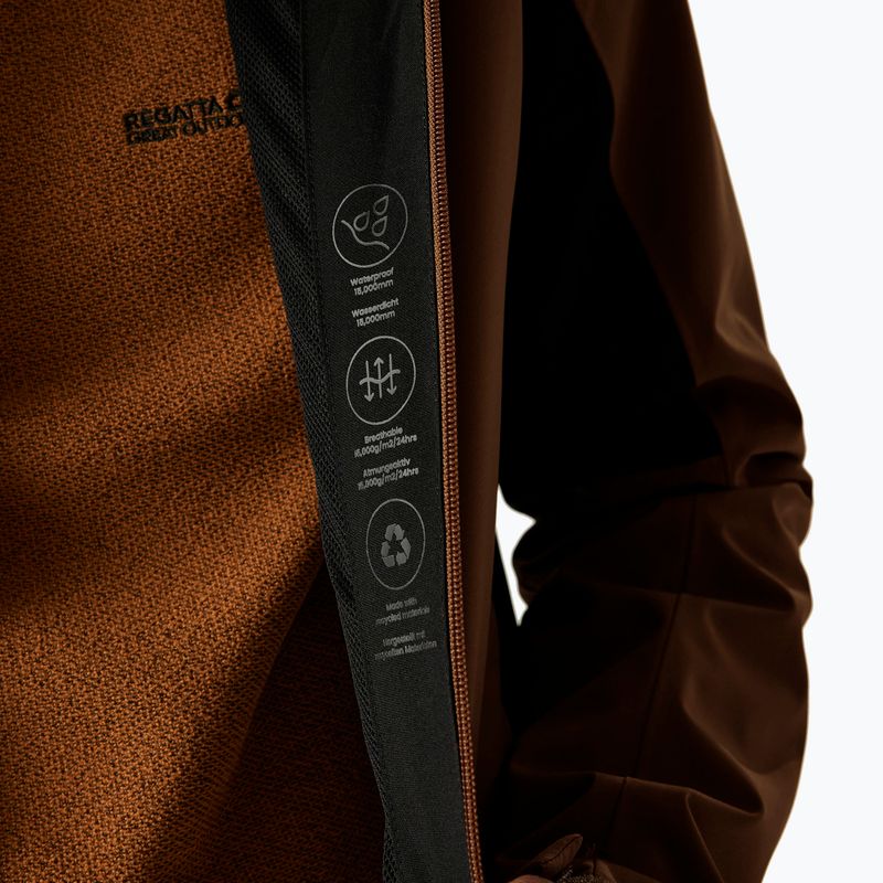 Férfi softshell dzseki REGATTA Birchdale II nut brown/black 8