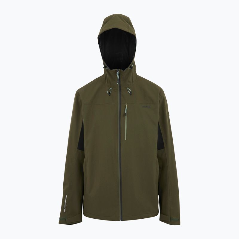 Férfi softshell dzseki REGATTA Birchdale II olive night/black 10