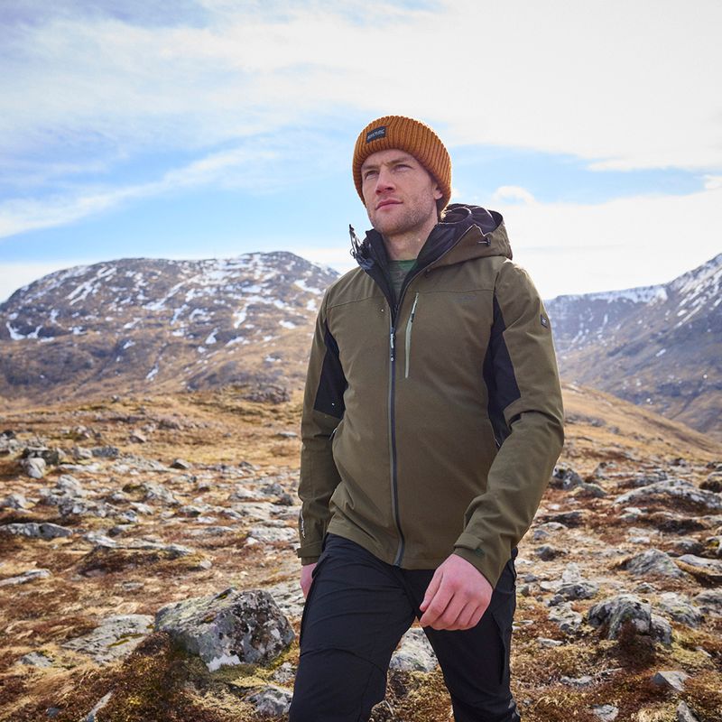 Férfi softshell dzseki REGATTA Birchdale II olive night/black 13