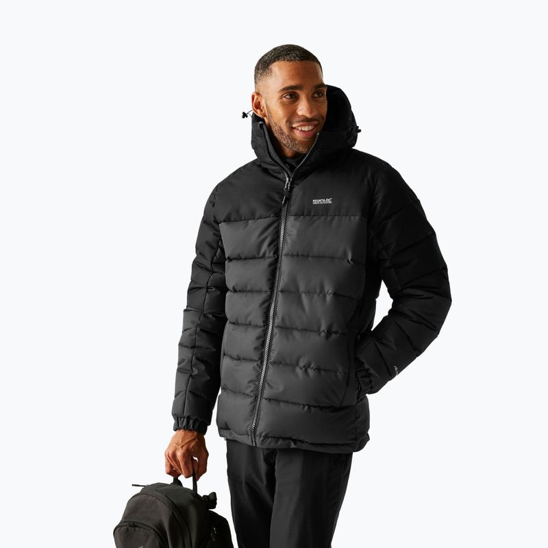 Férfi bélelt dzseki REGATTA Aldthron ash/black
