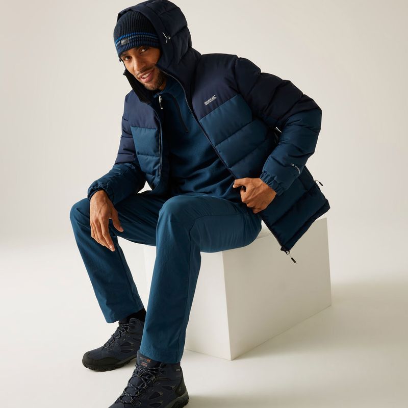 Férfi bélelt dzseki REGATTA Aldthron moonlight denim/navy 10