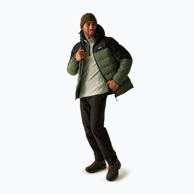 Férfi bélelt dzseki REGATTA Aldthron olive night/black 4