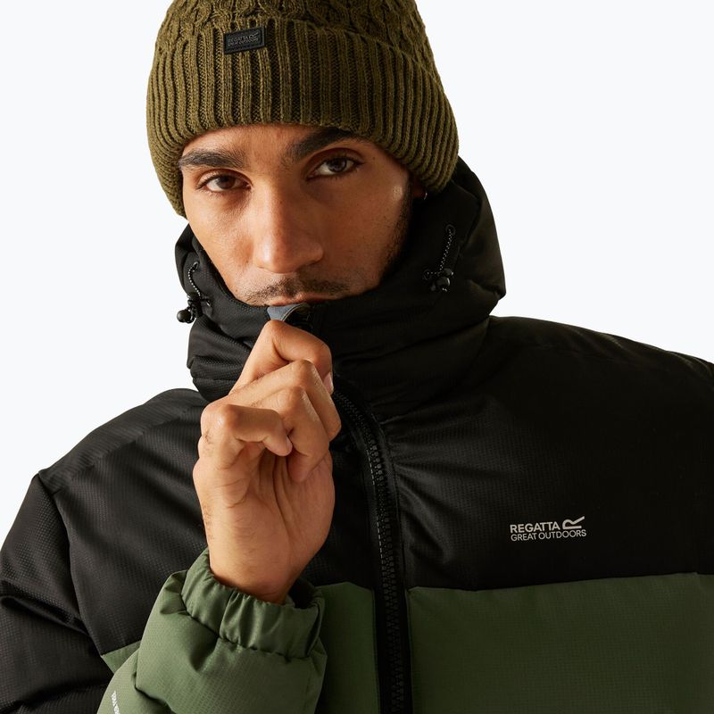 Férfi bélelt dzseki REGATTA Aldthron olive night/black 6
