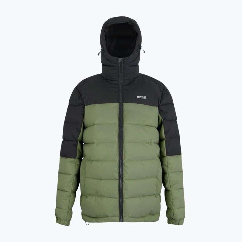 Férfi bélelt dzseki REGATTA Aldthron olive night/black 9