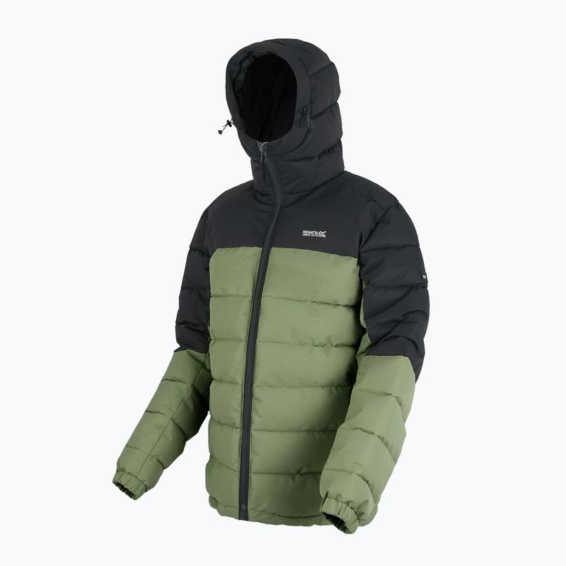 Férfi bélelt dzseki REGATTA Aldthron olive night/black 11