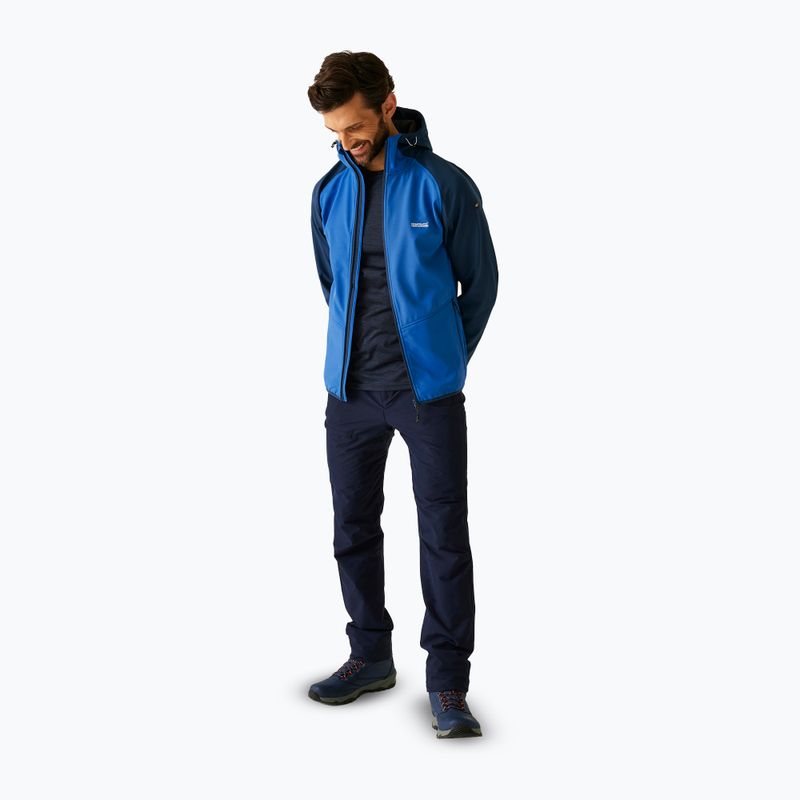 Férfi softshell dzseki REGATTA Arec III snorkel blue/moonlight denim 2