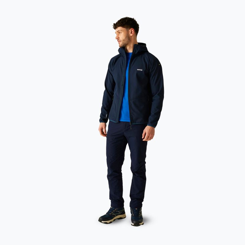 Férfi softshell dzseki REGATTA Arec III navy/moonlight denim 2
