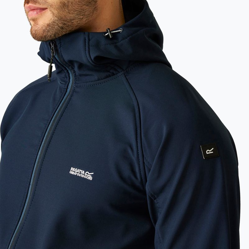 Férfi softshell dzseki REGATTA Arec III navy/moonlight denim 4