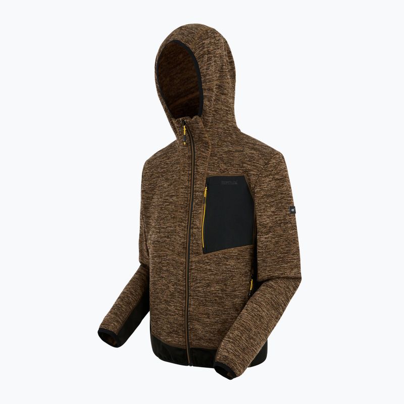 Férfi pulóver REGATTA Alven nut brown marl/black 9