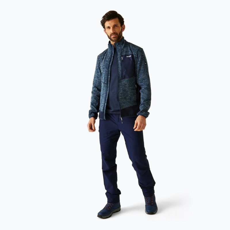 Férfi pulóver REGATTA Baslinn moonlight denim marl/navy 2