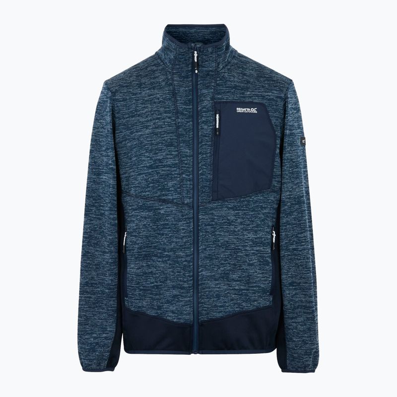 Férfi pulóver REGATTA Baslinn moonlight denim marl/navy 5