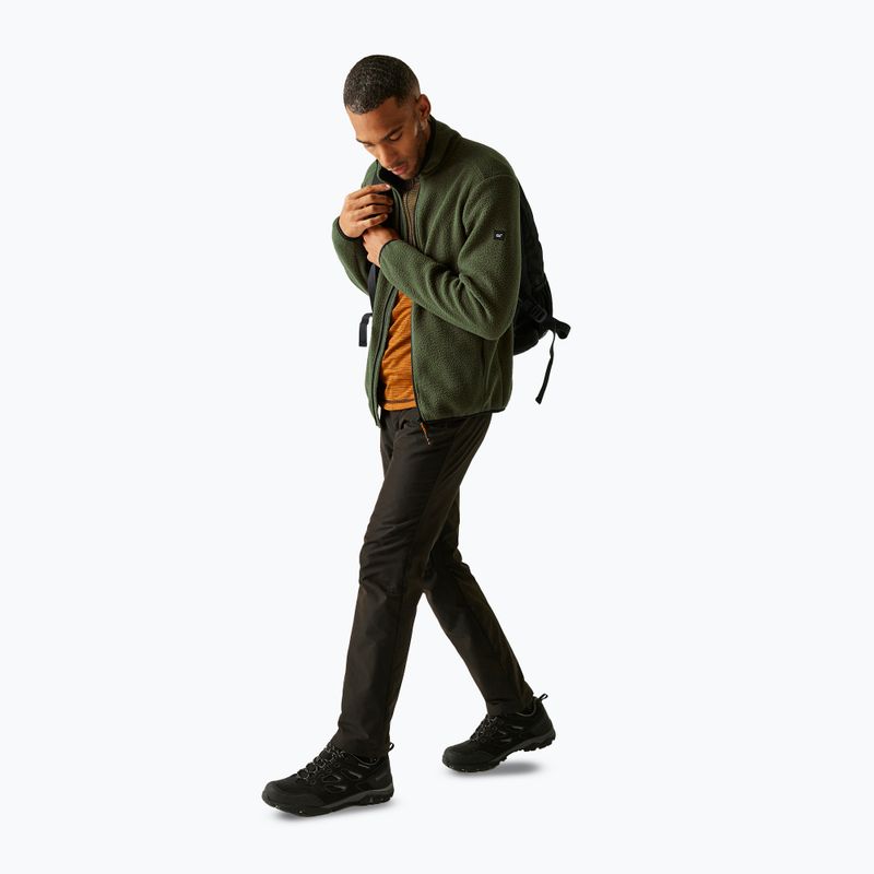 Férfi pulóver REGATTA Elnut olive night 2