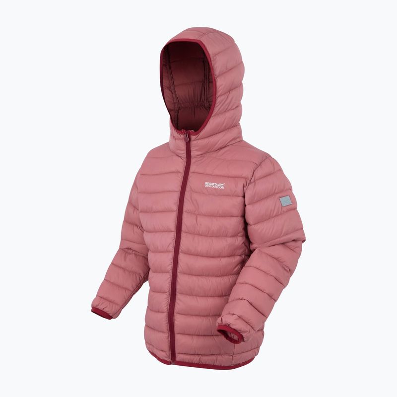 Gyerek kabát REGATTA Hooded Marizion dusty rose/dark pimiento 3