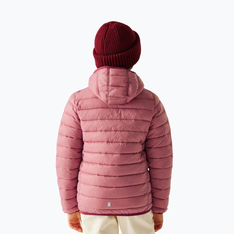 Gyerek kabát REGATTA Hooded Marizion dusty rose/dark pimiento 6