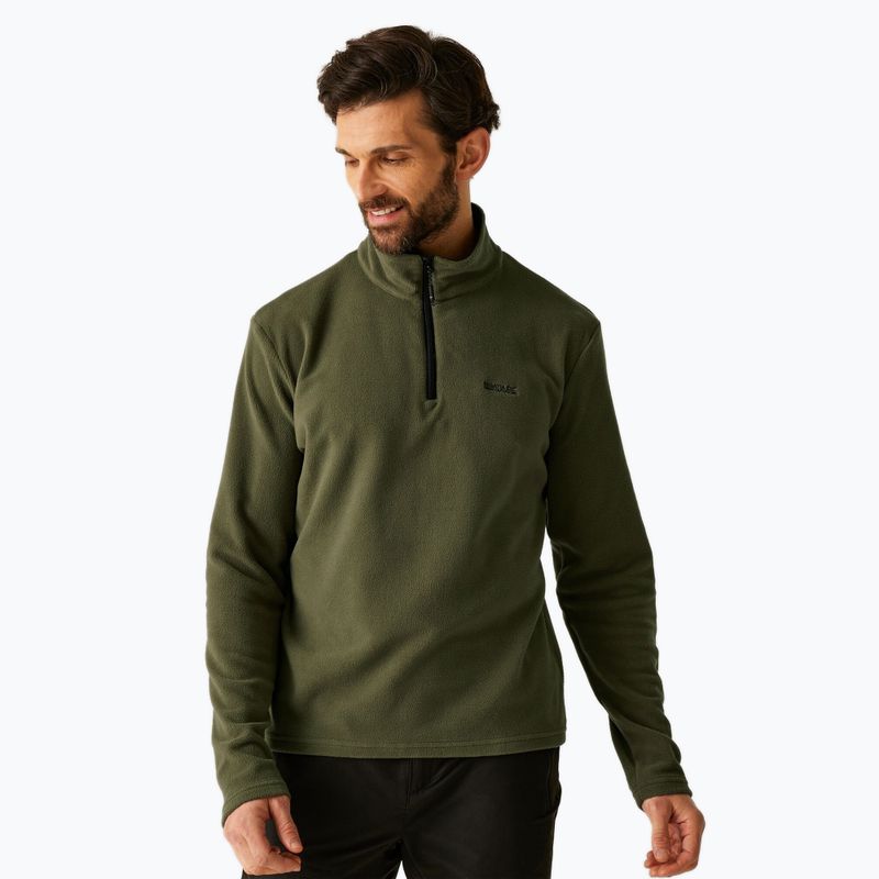 Férfi polár pulóver REGATTA Thompson olive night