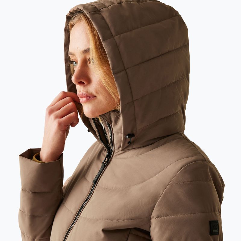 Női bélelt kabát REGATTA Andria mocha/perfectly pale 4