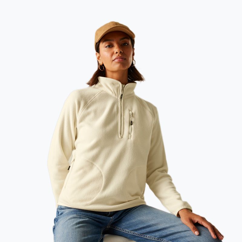Női polárpulóver REGATTA Frankie Half Zip light vanilla