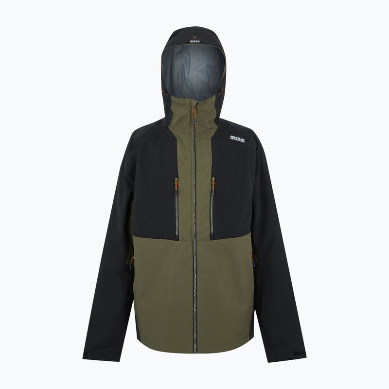 Férfi 3 az 1-ben dzseki REGATTA Sacramento olive night/black 10