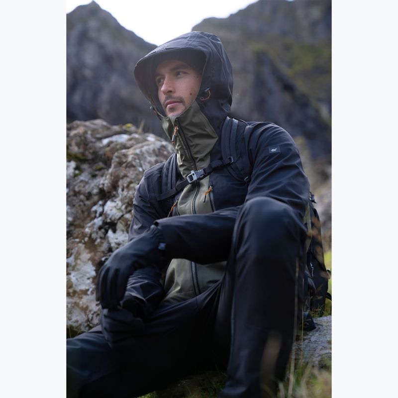 Férfi 3 az 1-ben dzseki REGATTA Sacramento olive night/black 16