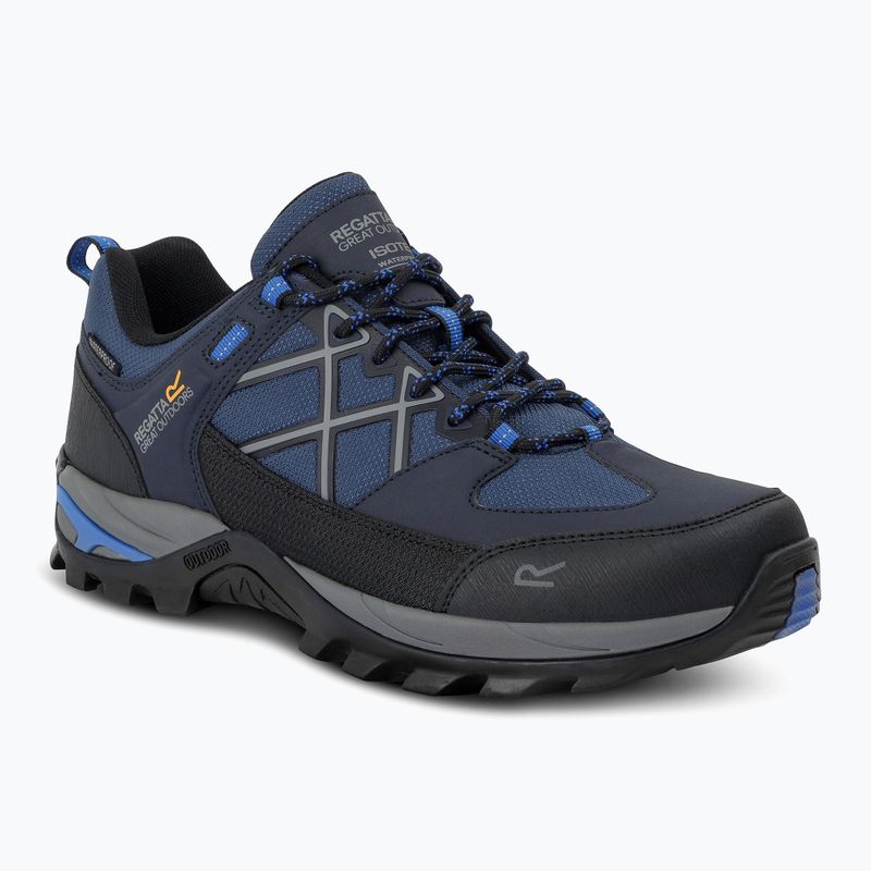 Férfi túracipő REGATTA Samaris III Low navy/snorkel blue