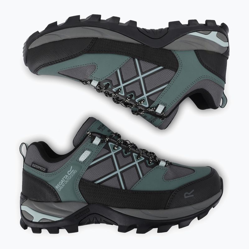 Női túrabakancs REGATTA Samaris III Low spruce green/granite 5