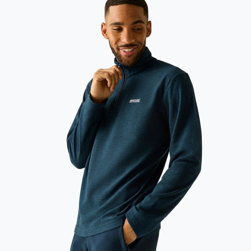 Férfi polár pulóver Regatta Thompson Marl moonlight denim 6