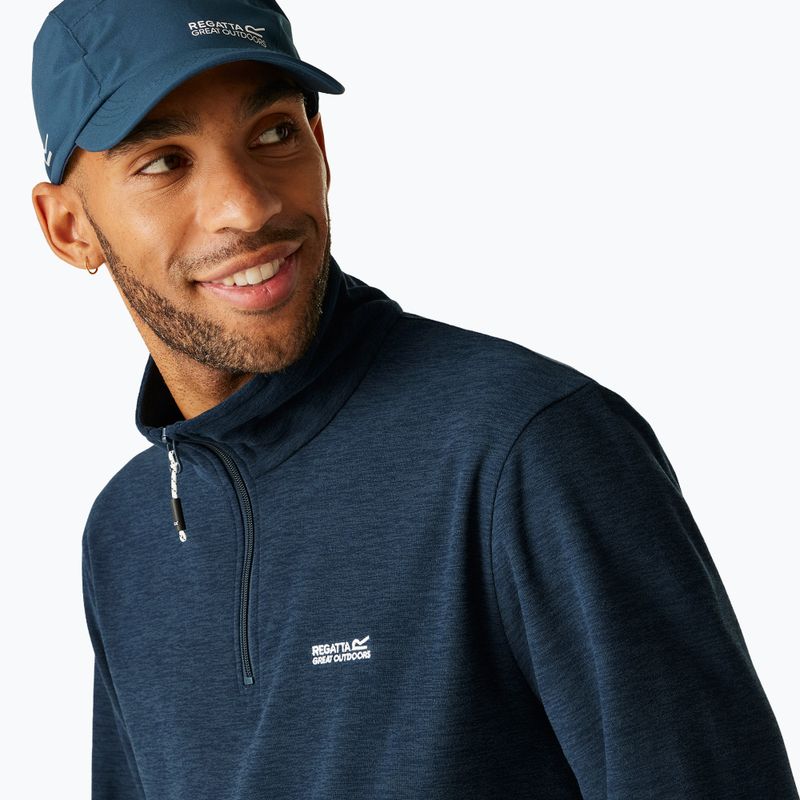 Férfi polár pulóver Regatta Thompson Marl moonlight denim 8