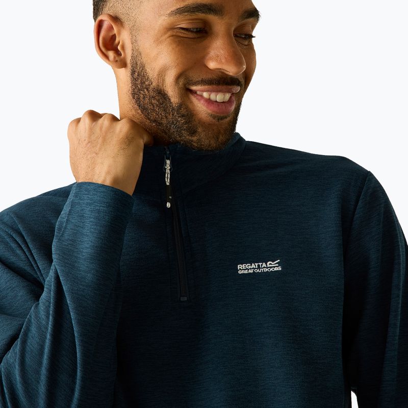 Férfi polár pulóver Regatta Thompson Marl moonlight denim 9