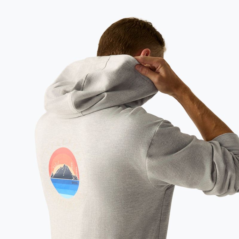 Férfi pulóver REGATTA Cline Hoody grey marl 4