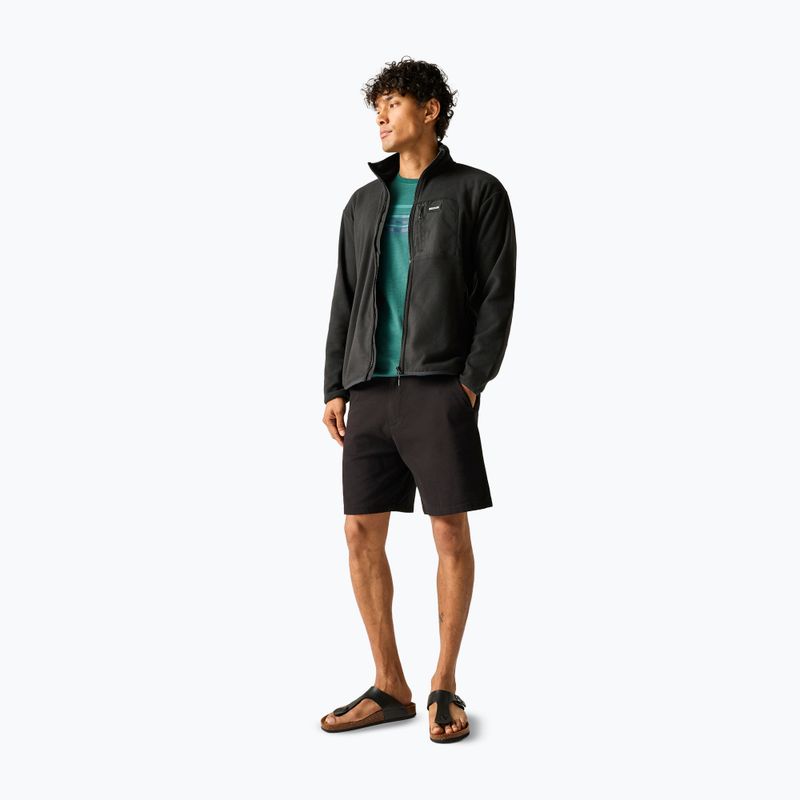 Férfi polár pulóver REGATTA  Frankie Full Zip Fleece black/black 2