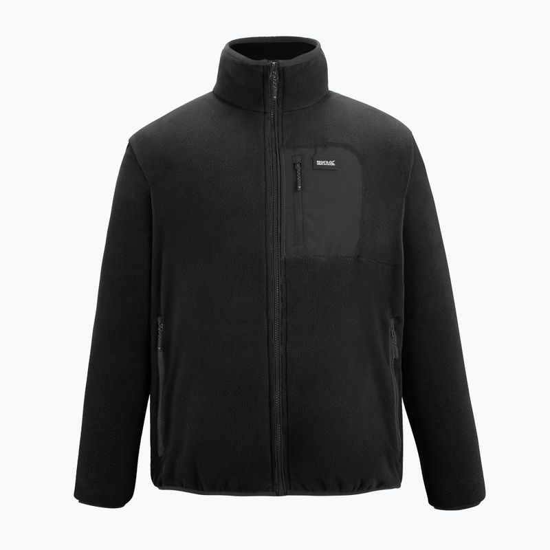 Férfi polár pulóver REGATTA  Frankie Full Zip Fleece black/black 6