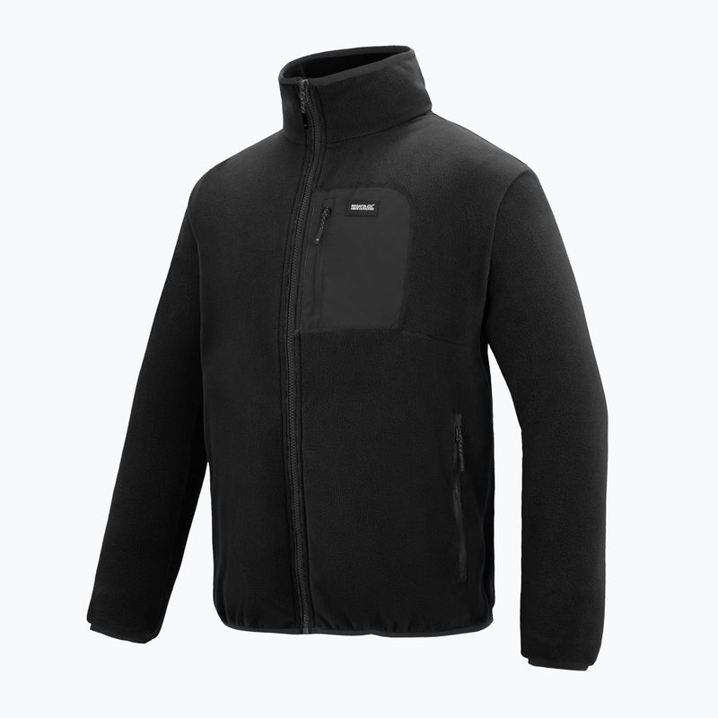 Férfi polár pulóver REGATTA  Frankie Full Zip Fleece black/black 8