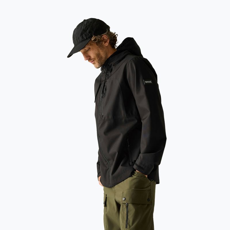 Férfi esőkabát REGATTA Waterproof Shell Frankie black 4